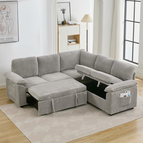 CASSINGTON HOME EVIANA 5 SEATER SINGLE MODULAR SOFA BED