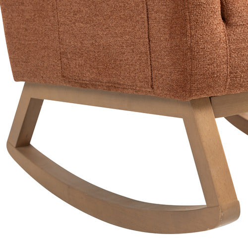 EVIE HOME ARIA UPHOLSTERED ROCKING CHAIR