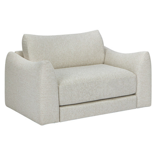 ALDO 1.5 SEATER OVERSIZED SINGLE BOUCLE SOFA BED