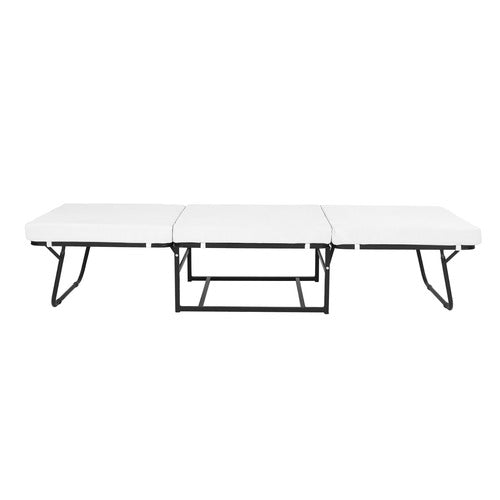 DECOR TRADERS FOLDLUX CONVERTIBLE OTTOMAN FOLDING BED WITH SLIPCOVER