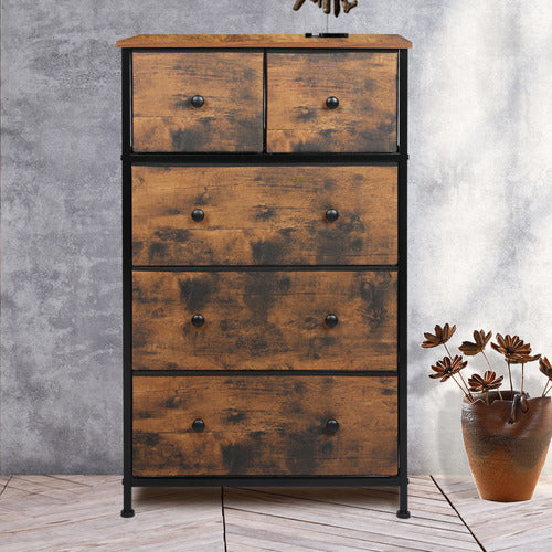 OAKLEIGH HOME LIVIA 5 DRAWER CHEST
