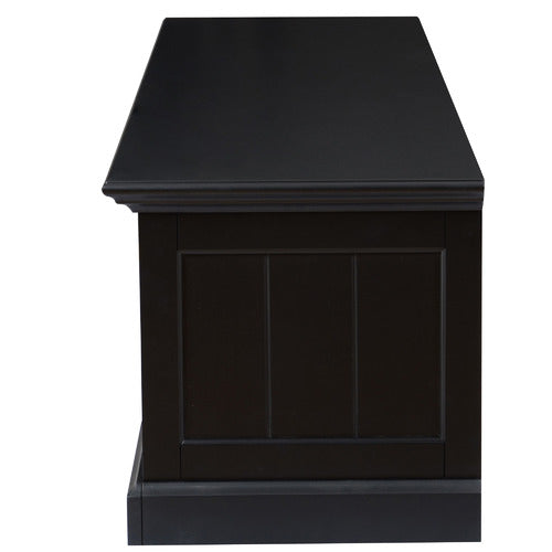 BLACK MAISON LARGE TV ENTERTAINMENT UNIT