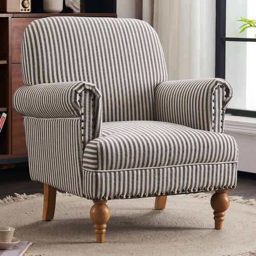 CASSINGTON HOME DARVIN STRIPE ARMCHAIR