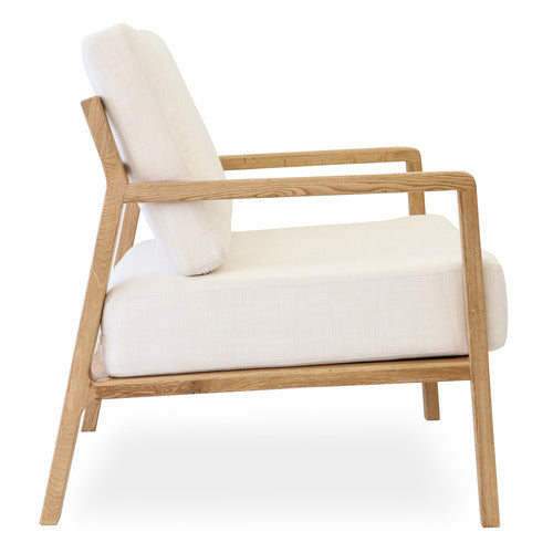 HYDE PARK HOME VERNICE OAK WOOD ARMCHAIR
