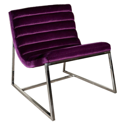 FURNITURE MARKET CHANTELLE VELVET ACCENT CHAIR