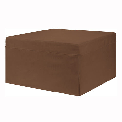 DECOR TRADERS FOLDLUX CONVERTIBLE OTTOMAN SOFA BED WITH SLIPCOVER