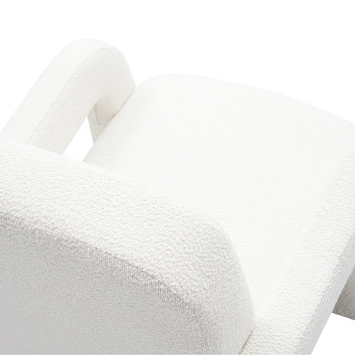 EVER DREAMING LIVING JULIAN BOUCLE ACCENT CHAIR