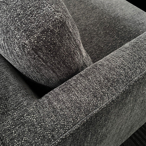 EXQUISITE LIVING GREY FORREST 3 SEATER SOFA