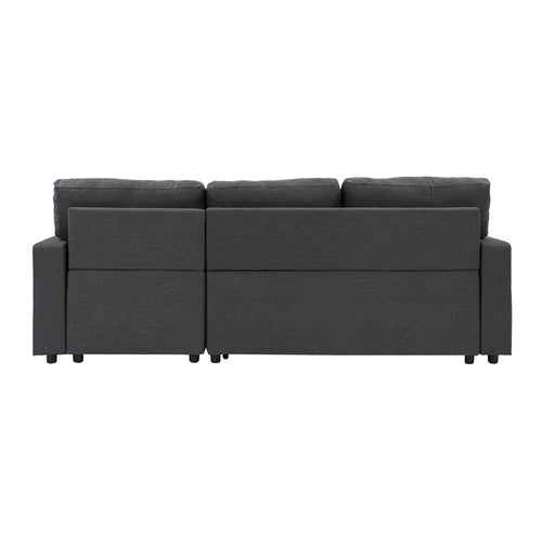 DARCY 3 SEATER SOFA BED WITH REVERSIBLE CHAISE