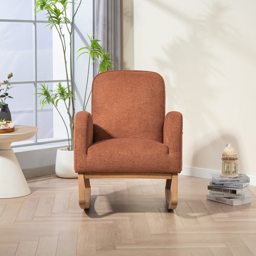 EVIE HOME ARIA UPHOLSTERED ROCKING CHAIR