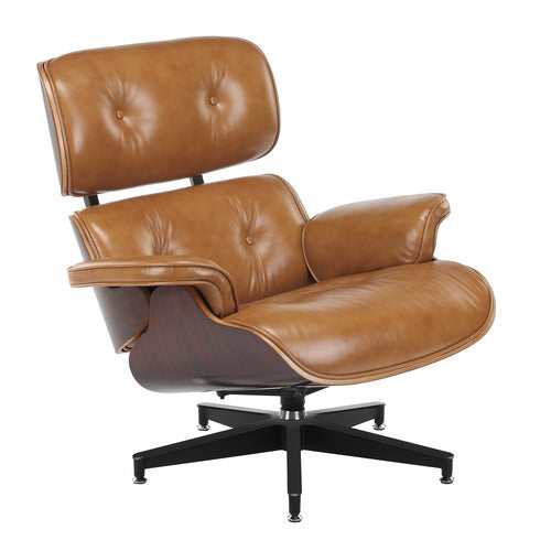 MILAN DIRECT EAMES PREMIUM REPLICA LOUNGE CHAIR & OTTOMAN