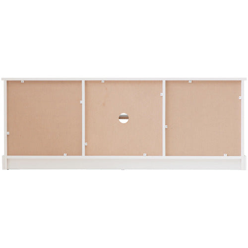 WEST VALLEY INTERIORS WHITE HAMPTONS 2 DOOR ENTERTAINMENT UNIT