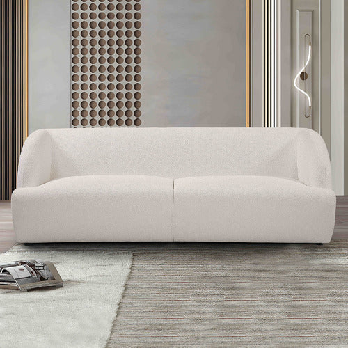 BY DESIGNS SOLEDAD 2 SEATER BOUCLE SOFA