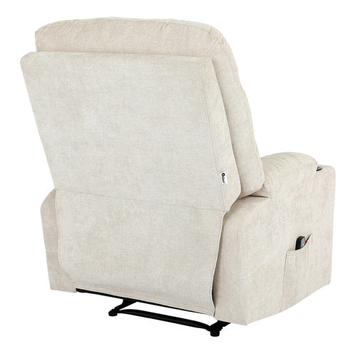 LIVING FUSION TOWSON UPHOLSTERED MASSAGE RECLINER ARMCHAIR