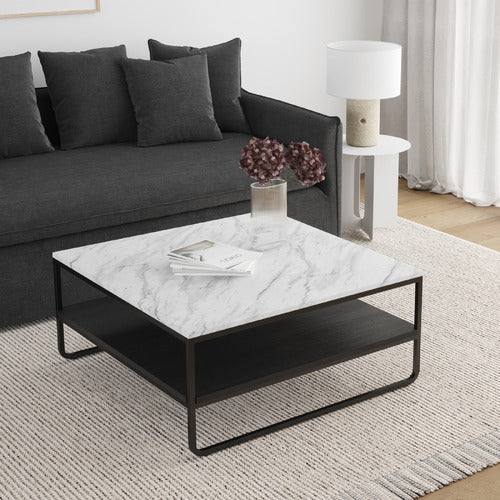 CONTINENTAL DESIGNS CETUS CULTURED MARBLE COFFEE TABLE