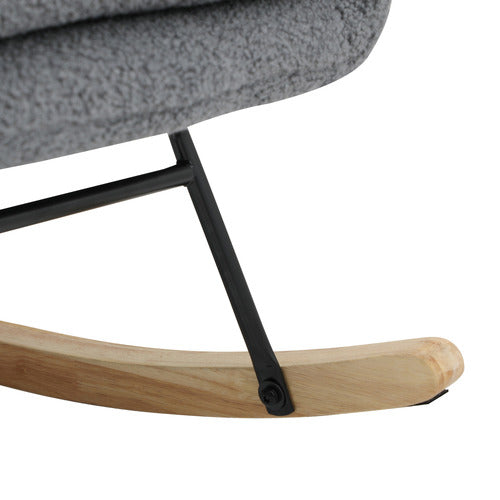 LIVING FUSION CLARK SHERPA ROCKING CHAIR