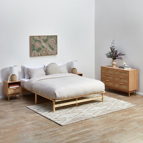 LIVING FUSION HOLLY RATTAN 6 DRAWER CHEST