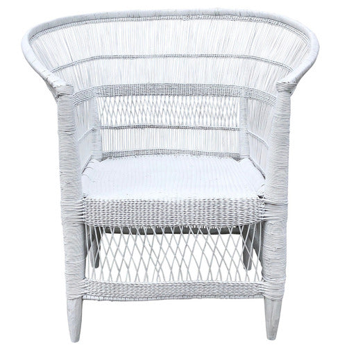 TRIBAL EXPRESSIONS AUTHENTIC MALAWI REED ARMCHAIR