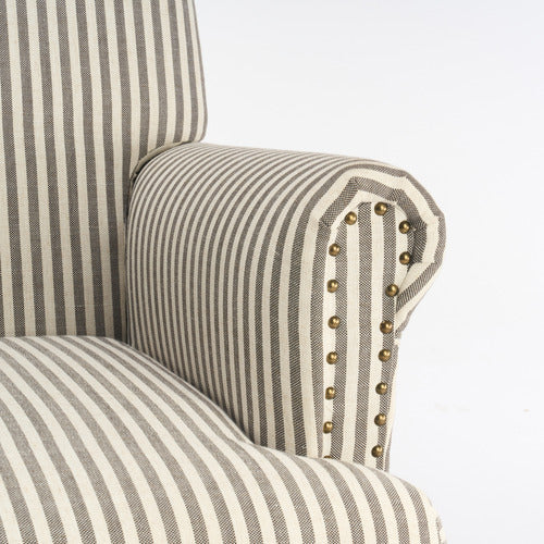 CASSINGTON HOME DARVIN STRIPE ARMCHAIR