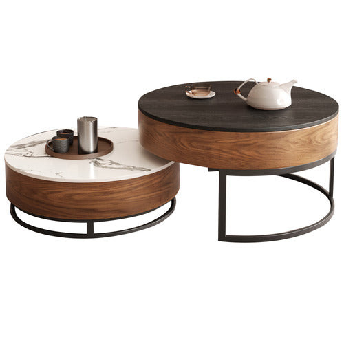 SHIRLEY LANE FURNITURE 2 PIECE LUISA NESTING COFFEE TABLE SET