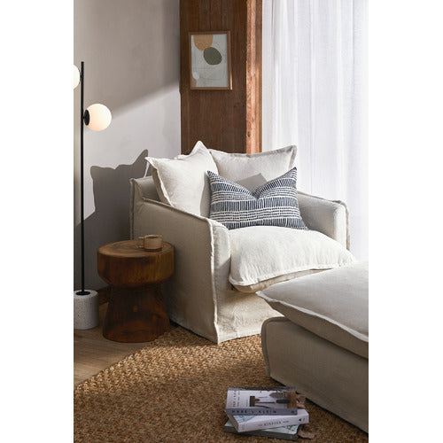 HYDE PARK HOME CUMULUS COTTON SLIPCOVER ARMCHAIR