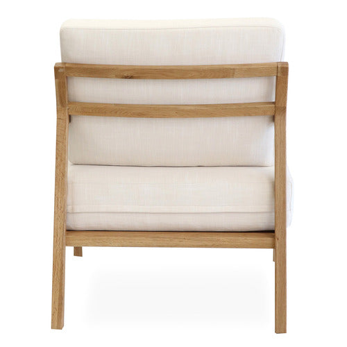 HYDE PARK HOME VERNICE OAK WOOD ARMCHAIR