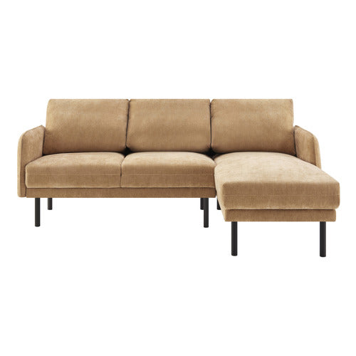 CORE LIVING SKADI 3 SEATER UPHOLSTERED SOFA WITH RIGHT CHAISE
