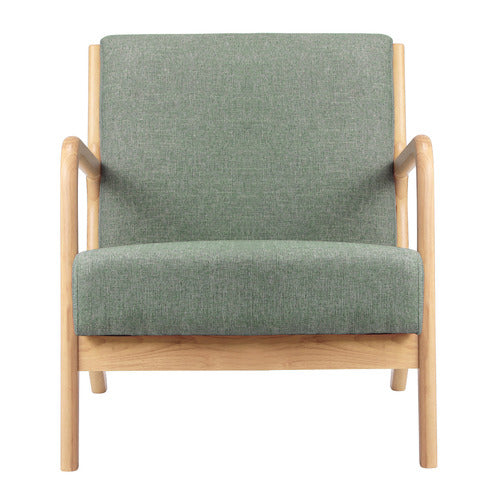 LIVING FUSION KAMDEN RUBBERWOOD ARMCHAIR