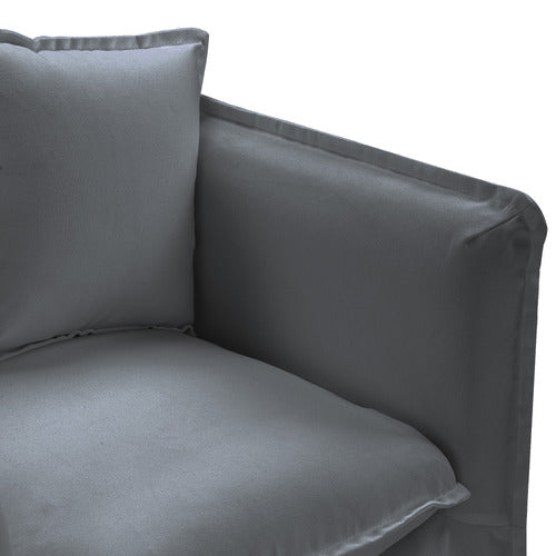 MONTAUK UPHOLSTERED SLIPCOVER ARMCHAIR