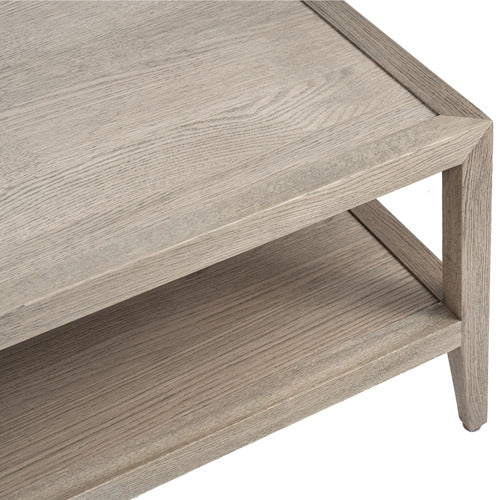 HAMILTON FURNITURE FRENCH OAK WOOD COFFEE TABLE